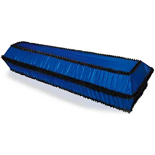 Гроб обитый тканью "Гофре"